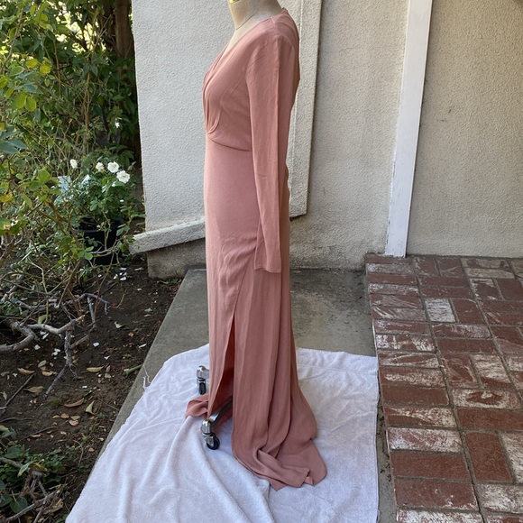 NWT beautiful Honey Punch long sexy, classy dress w/ great slit & neckline - Picture 4 of 14